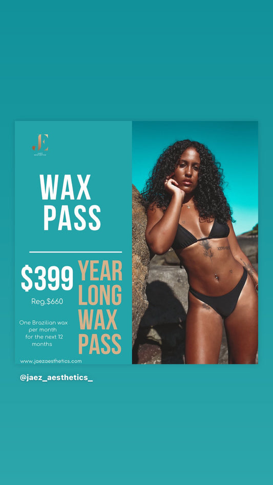 Year long Wax pass