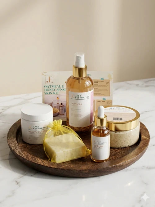 Oatmeal & Honey Kit – Jaez Aesthetics Oatmeal & Honey Kit – Jaez Aesthetics